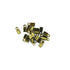 10mm Bohemian Gold Colour Metal Alloy Leather Clamps